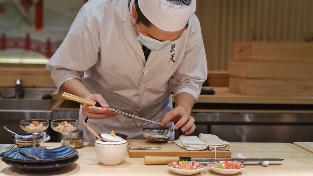 日本料理・割烹・懐石・会席の調理イメージ
